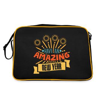 Nouvel An 2 - Sac Retro - noir/or - Dos