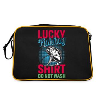 Lucky Fishing Shirt - Retro Bag - black/gold - Back
