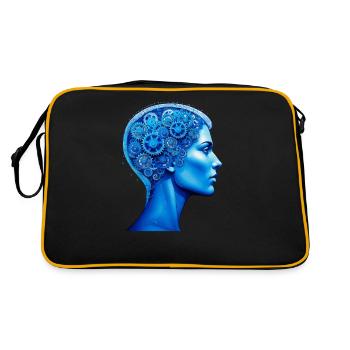 HEAD GEARS - Retro Bag - black/gold - Back