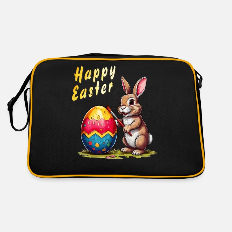 OSTERHASE Happy Easter Retro Tasche