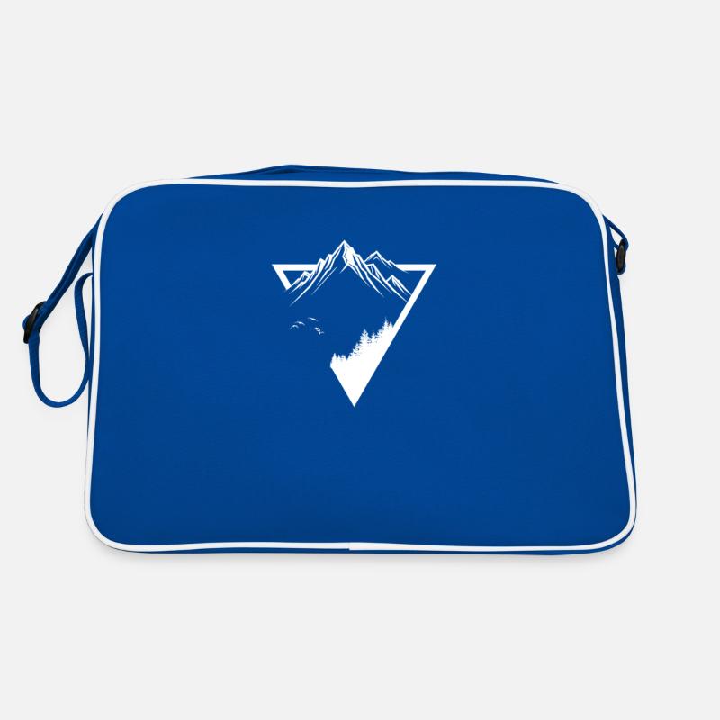 Mountain Peak Triangle Retro Bag