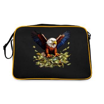 Aigle, Argent - Sac Retro - noir/or - Dos