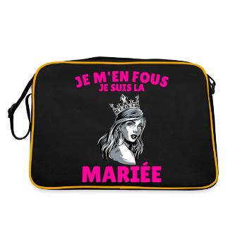 Future Mariée EVJF Enterrement Vie Jeune Fille - Sac Retro - noir/or - Dos