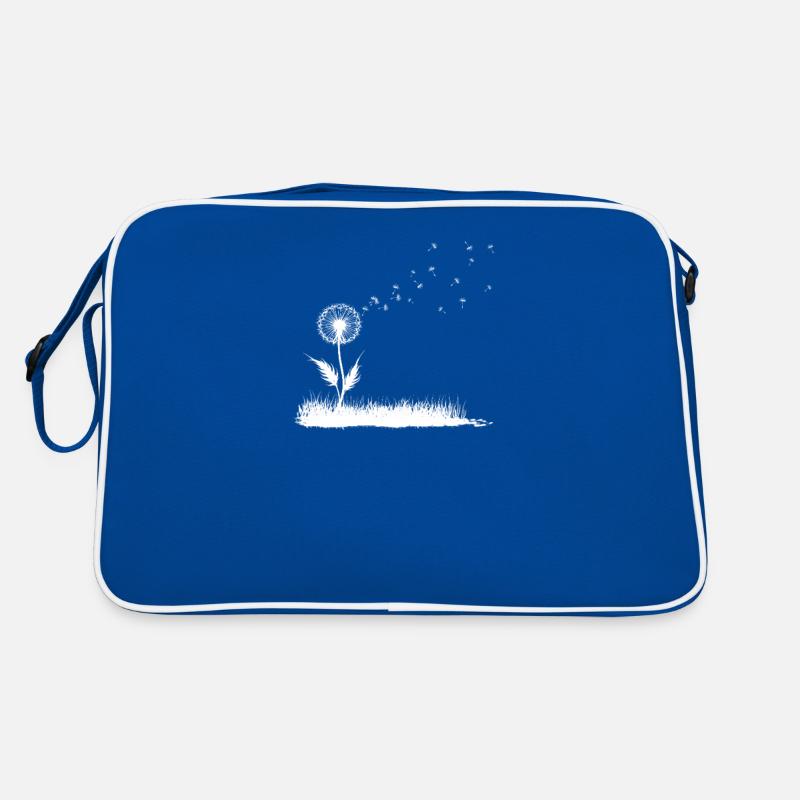 Souhaits de pissenlit dans le vent Sac Retro