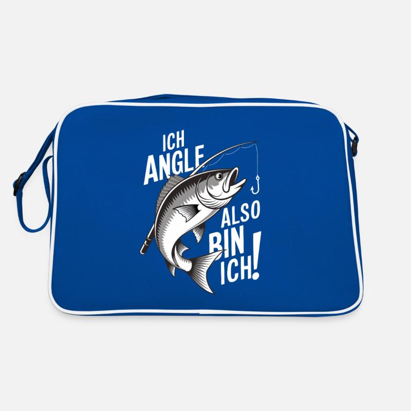 Ich Angle also bin ich Retro Tasche