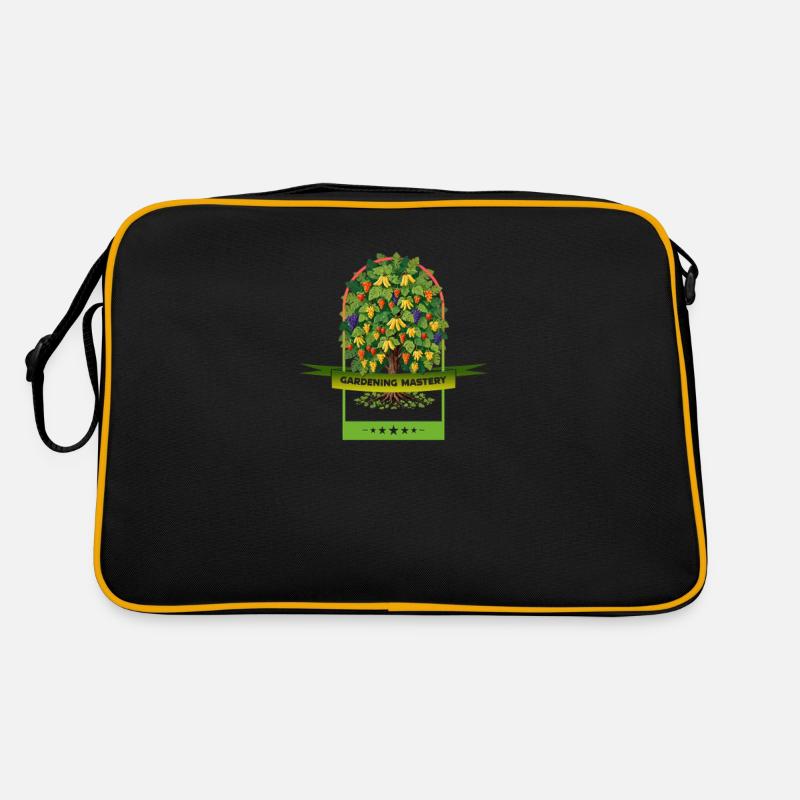 Gartenarbeit Meisterschaft Obstbaum Retro Tasche