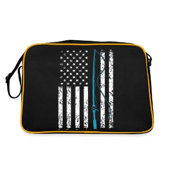 Fishing - Retro Bag - black/gold - Back