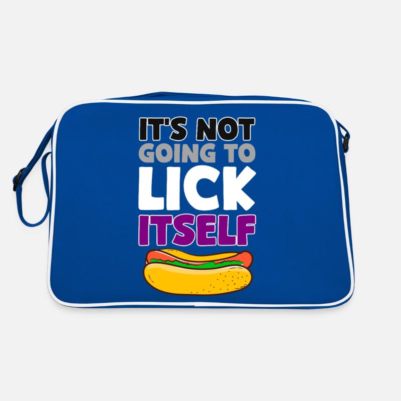 Ist not going to lick itself Design for a Retro Bag