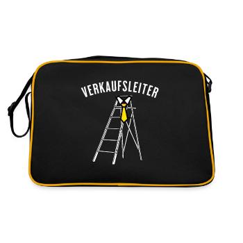 Sales Manager – Fun Sales & Business - Retro Bag - black/gold - Back