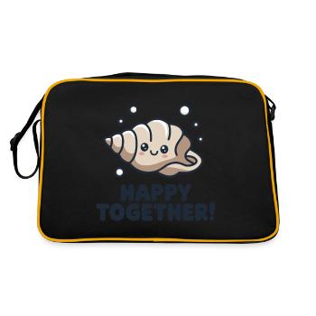 HAPPY TOGETHER - Retro Bag - black/gold - Back