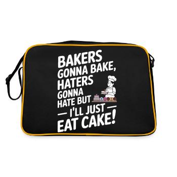 Bakers gonna bake, haters gonna hate – but I’ll ju - Retro Bag - black/gold - Back