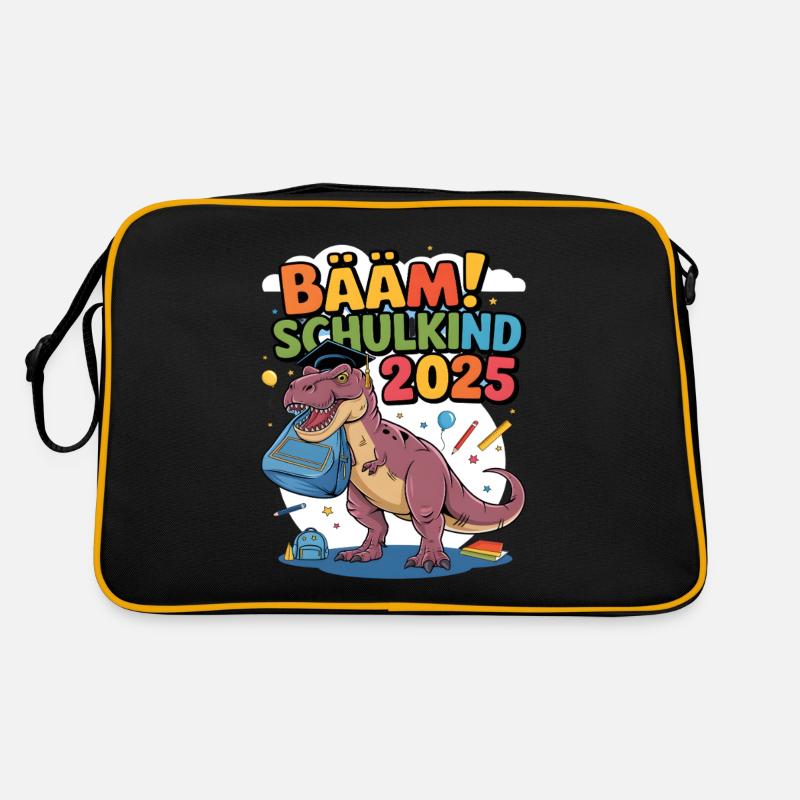 Schulkind 2025 Einschulung Schulanfang Retro Tasche