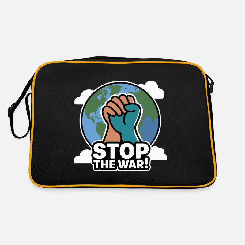 ARRÊTEZ LA GUERRE Sac Retro
