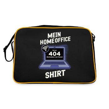 Chemise de bureau à domicile - Sac Retro - noir/or - Dos