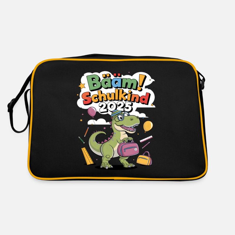 Schulkind 2025 Einschulung Schulanfang Retro Tasche