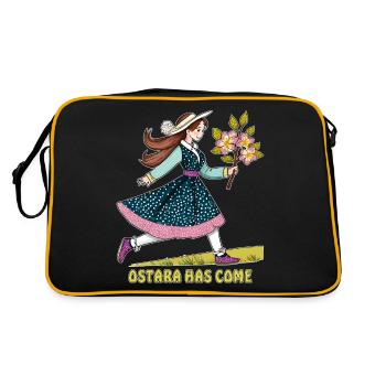 L’ENFANT OSTARA EST ARRIVÉE - Sac Retro - noir/or - Dos