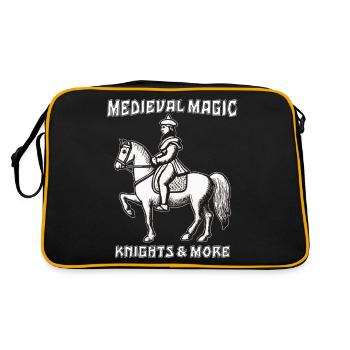 MEDIEVAL MAGIC KNIGHTS & MORE - Retro Bag - black/gold - Back