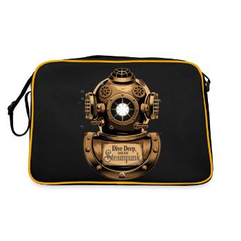 Plongée profonde Steampunk Diver Design - Sac Retro - noir/or - Dos