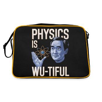 La physique est un design radical - Sac Retro - noir/or - Dos
