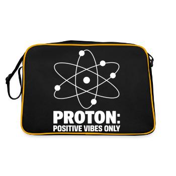 Conception d’atomes à vibrations positives de protons - Sac Retro - noir/or - Dos