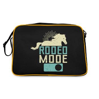 Western Rider Rodeo Fashion Cowgirls Rodeo - Retro Bag - black/gold - Back