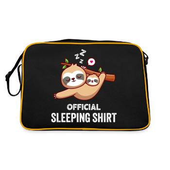 chemise de nuit ANGLAIS Plan de travail 1 - Sac Retro - noir/or - Dos