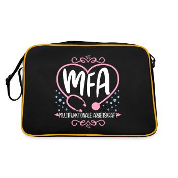 Physician Assistant Multifunctional MFA - Retro Bag - black/gold - Back