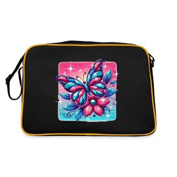 Peinture au diamant Artiste Papillon Peinture au diamant - Sac Retro - noir/or - Dos