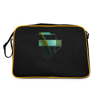 Paradise Sunshine Serenity Palm - Retro Bag - black/gold - Back