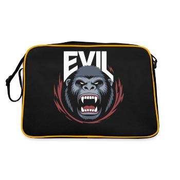 Evil Strong Gorilla Wild Animal Force Gym - Sac Retro - noir/or - Dos