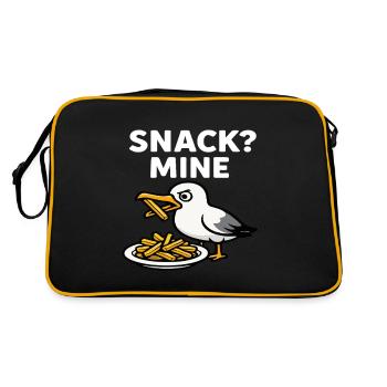 Collation Seagull - Sac Retro - noir/or - Dos
