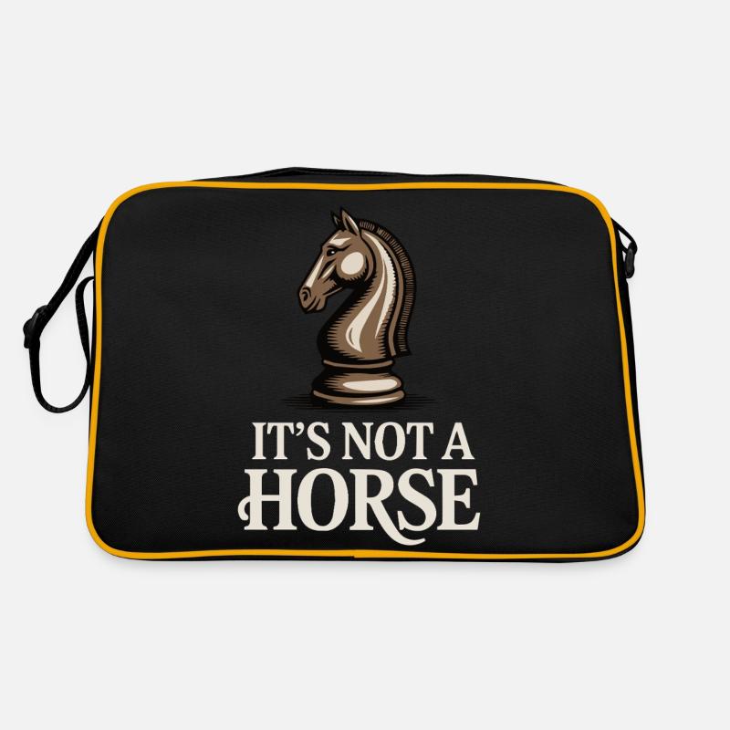 Ce n’est pas un cheval Chess Knight Game Échiquier Sac Retro