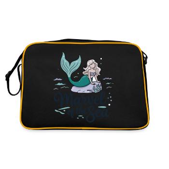 SIRÈNES, DE LA MER - Sac Retro - noir/or - Dos