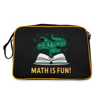 MATHÉMATIQUES - Sac Retro - noir/or - Dos