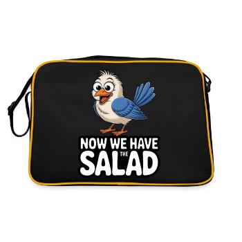 VOGEL MAINTENANT, NOUS AVONS LA SALADE - Sac Retro - noir/or - Dos