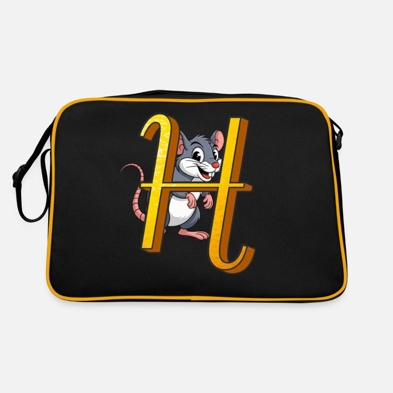 BUCHSTABE H Retro Tasche