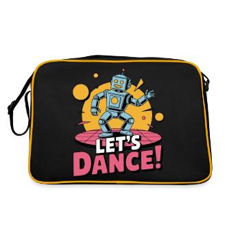 ROBOT, LET'S DANCE - Retro Bag - black/gold - Back