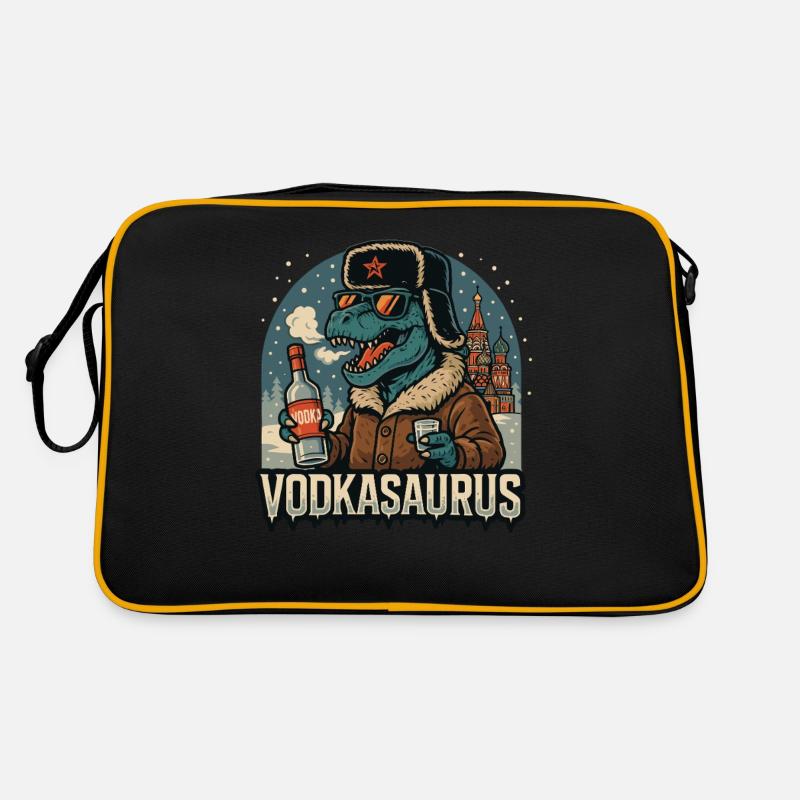 Vodkasaurus Retro Tasche