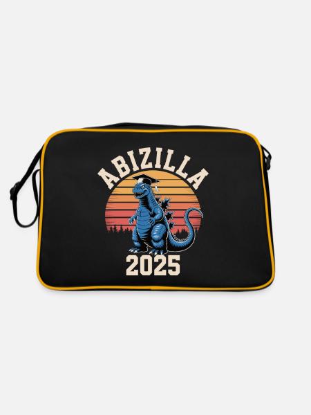 Abizilla 2025 - Retro Tasche - Schwarz/Gold