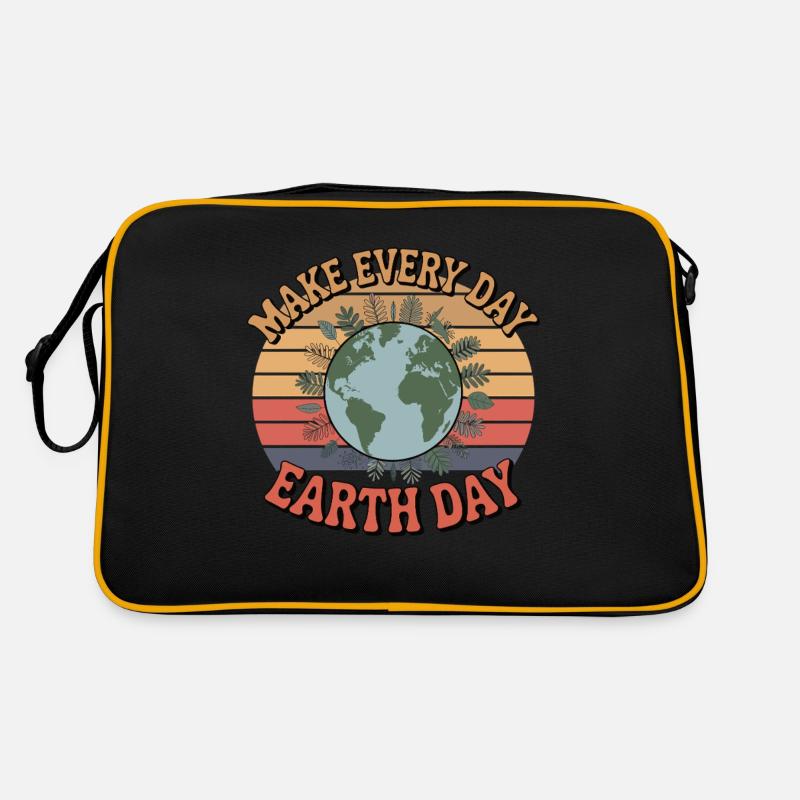make every day Earthday Retro Tasche