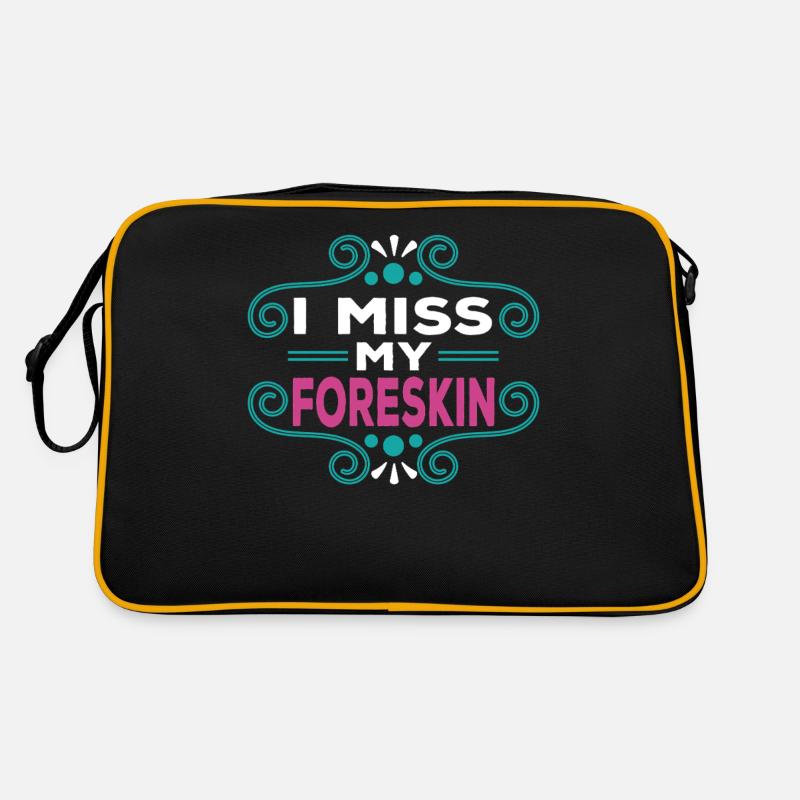 Mon expression humoristique de prépuce me manque Sac Retro