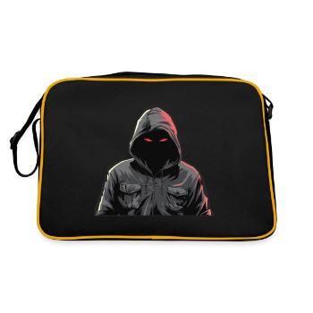MYSTERY MAN - Retro Bag - black/gold - Back