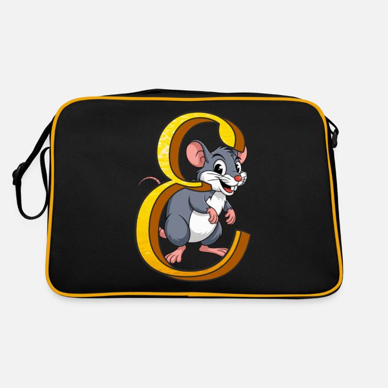 LETTER E Retro Bag