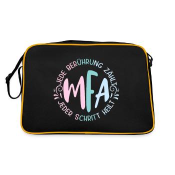 MFA Every Touch Counts Medical - Retro Bag - black/gold - Back