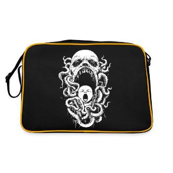 Tentacle Nightmare with Demon and Baby - Retro Bag - black/gold - Back