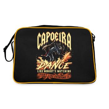 La danse capoeira n’aime personne ne regarde - Sac Retro - noir/or - Dos