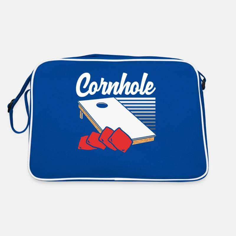 Cornhole Spieler Stilvolles Cornhole Design Retro Tasche