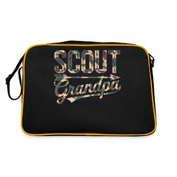 Scout Guide Scout Camping - Retro Bag - black/gold - Back