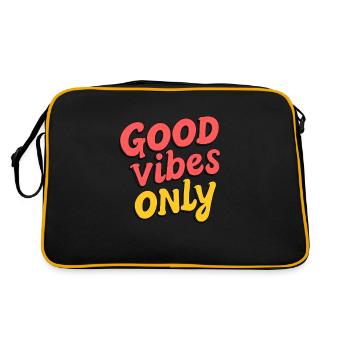 Only – Rétro coloré et positif - Sac Retro - noir/or - Dos
