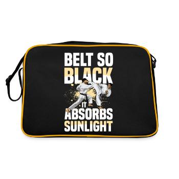 Belt So Black It Absorbs Sunlight - Retro Bag - black/gold - Back